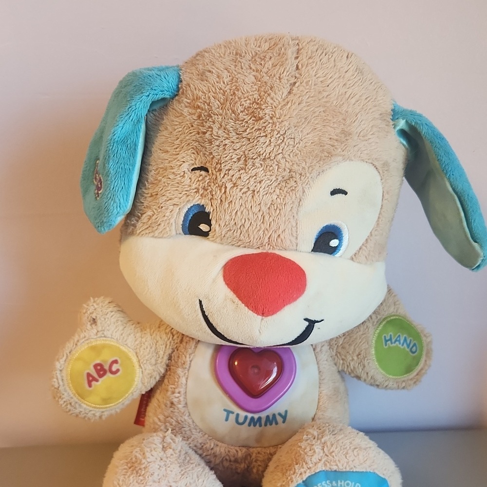Fisher-Price Laugh & Learn Plush Puppy Medium 2014 BLW32 CMV92